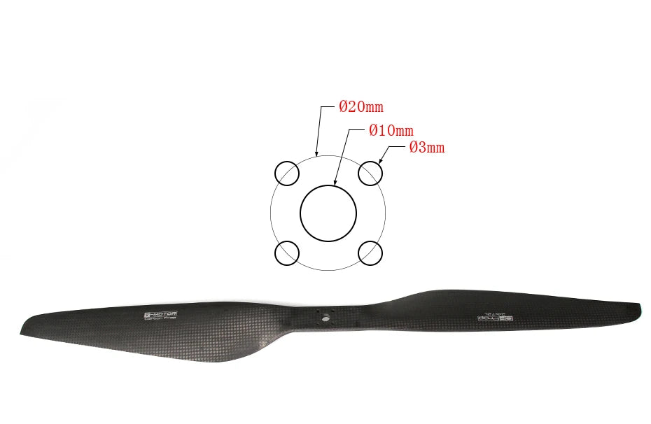 T-Motor P24 Carbon Fiber Props, T-Motor P24 Carbon Fiber Props SPECIFICATIONS Brand