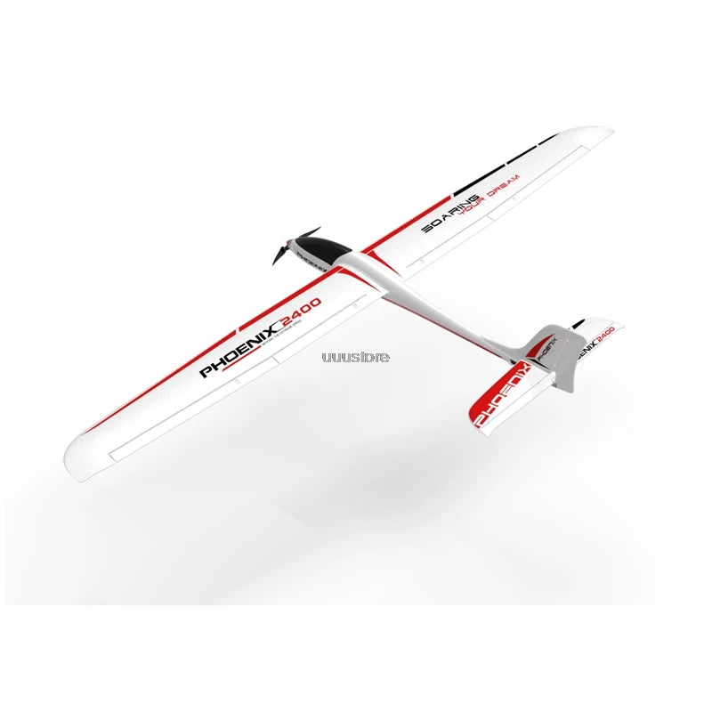 Volantex Phoenix 2400 Fixed Wing Aircraft , 1Click&plug Easy Wing Mounting 2Durable Plastic Fuselage 3
