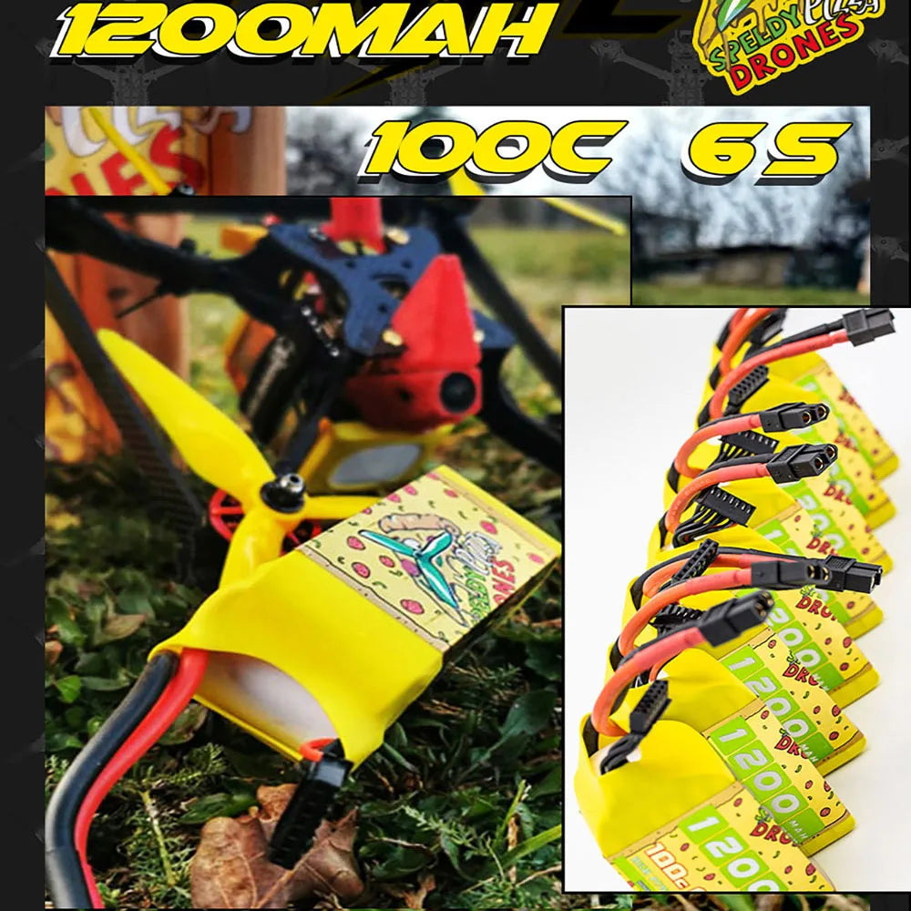 2PCS CNHL Lipo Battery, CNHL Lipo Battery 4S 6S 14.8V 22.2V 1100mAh