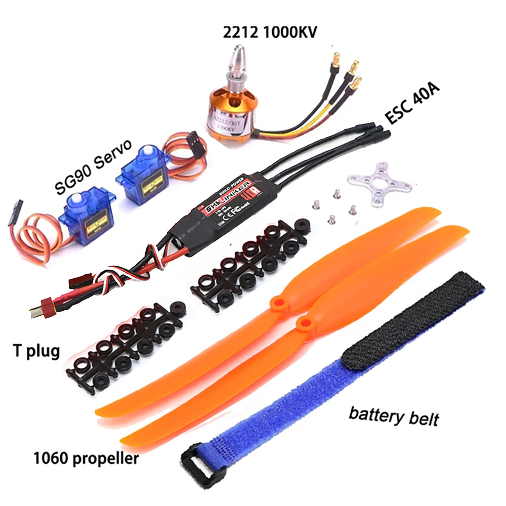 A2212 2212 1000KV 1400KV 2200KV Brushless Motor 30A 40A / 40A BLheli ESC SG90 9G Micro Servo for RC Fixed Wing Plane Helicopter 25 A2212 2212 1000KV 1