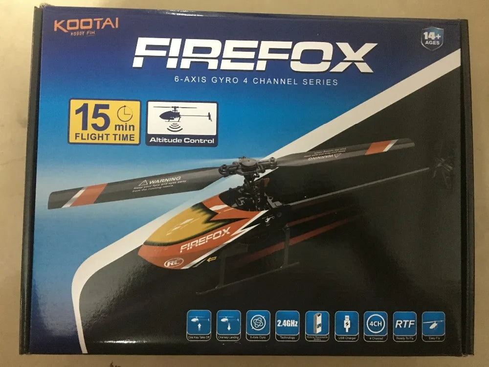 FIREFOX C129 Rc Helicopter, KOQTAI Noeci Fen 14+ AGES FIREFOX