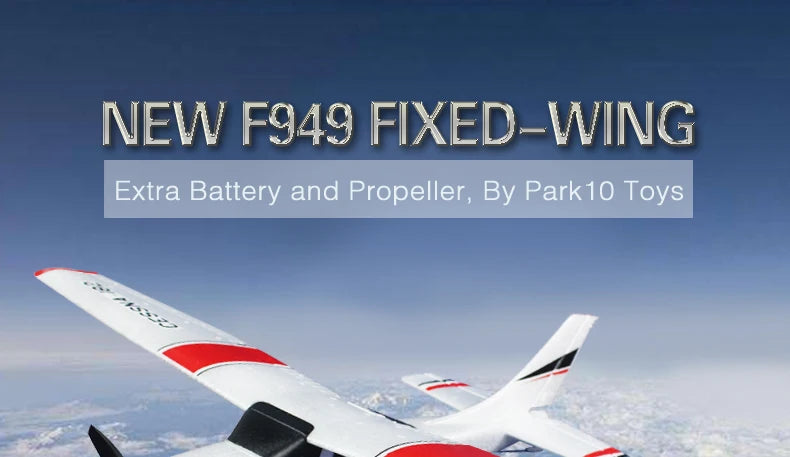 WLtoys F949 Airplane, NEW F949 FIXED-WING Extra Battery and Propeller; By Park