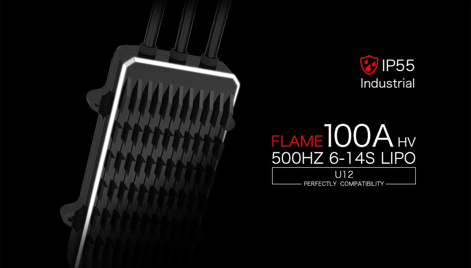 T-motor Flame 100A HV 500HZ 6-14S LIPO ESC, IP55 Industrial FLAME IOOA HV 5OOHZ 6-14S LIPO