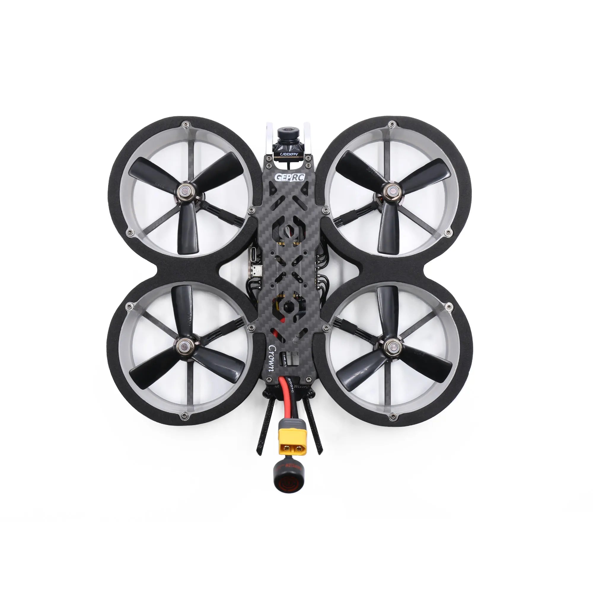 GEPRC Crown HD Cinewhoop FPV Drone - 3inch FPV Carbon Fiber Frame 1408 3500KV (4S) /1408 2500KV (6S) For RC FPV Quadcopter Freestyle Drone 3 GEPRC Crown HD Cinewhoop FPV Drone, the drone comes with the Caddx Nebula Nano V2 camera . it may