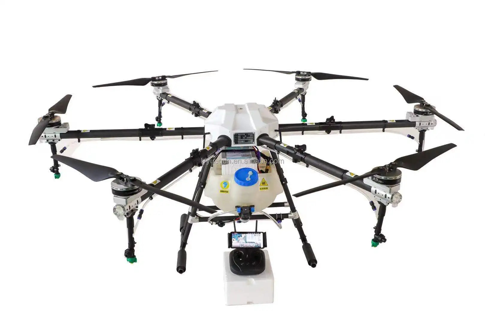 YUEQUN 3WWDZ-30A 30L Agriculture Drone, 4.A full-scale continuous level gauge displays the true liquid level