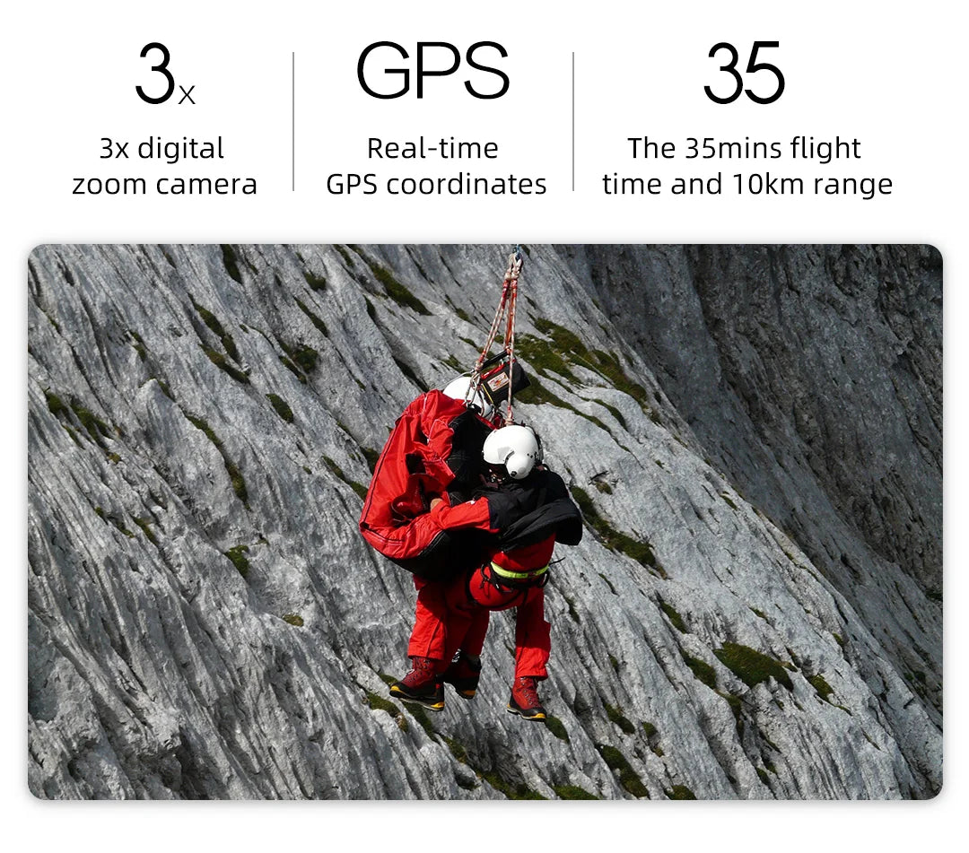 FIMI X8SE 2022 Camera Drone, 3x GPS 35 3x digital Real-time The 35mins flight zoom camera GPS coordinate