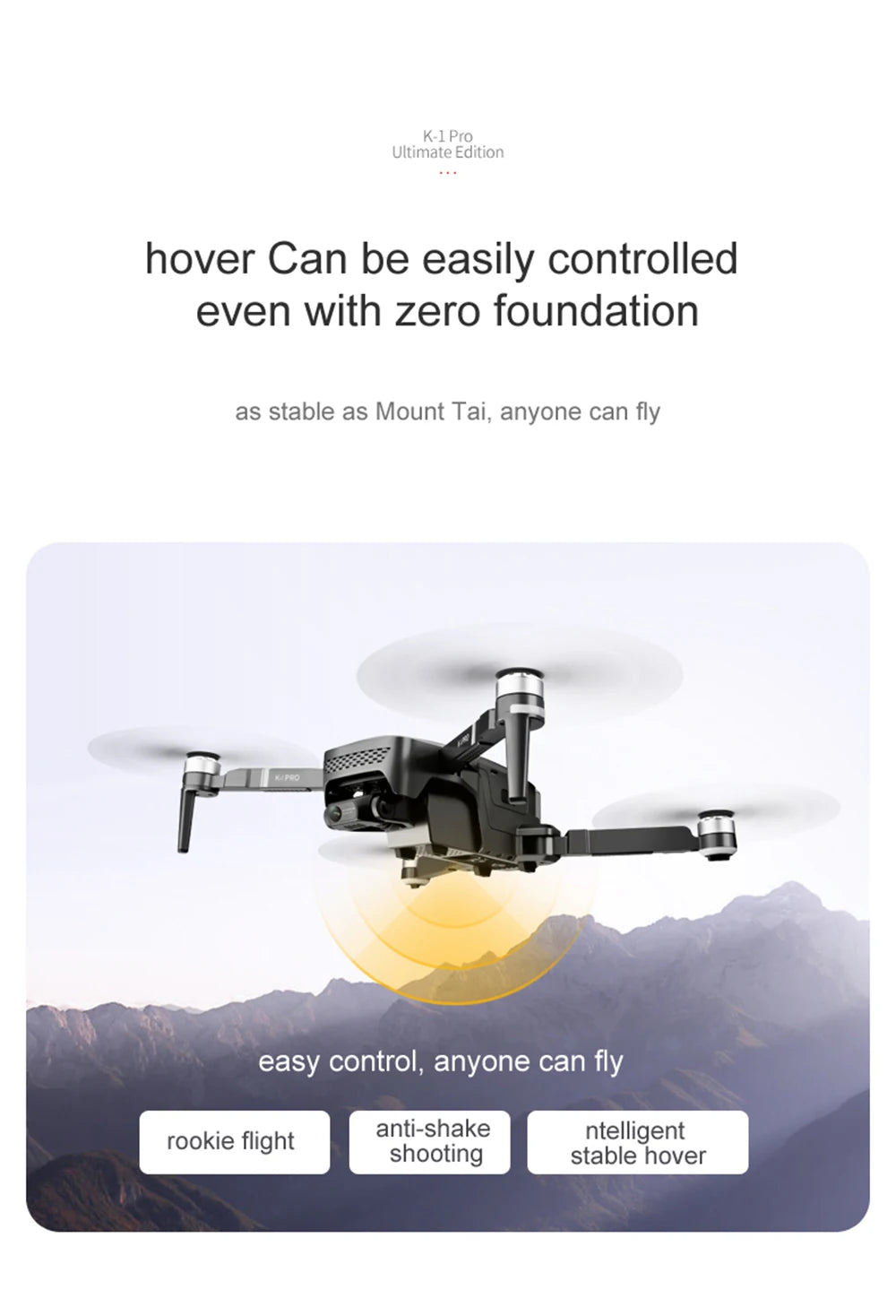 VISUO ZEN K1 PRO Drone - 4K HD Camera 2 Axis Gimbal WiFi FPV GPS 5G 600M Distance Professional Drones Brushless Foldable Quadcopter Professional Camera Drone 25 VISUO ZEN K1 PRO Drone, K-l Pro Ultimate Edition hover Can be easily controlled even with zero foundation as stable as Mount
