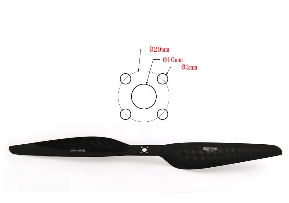 T-Motor profession CF prop G26*8.5 Prop SPECIFIC