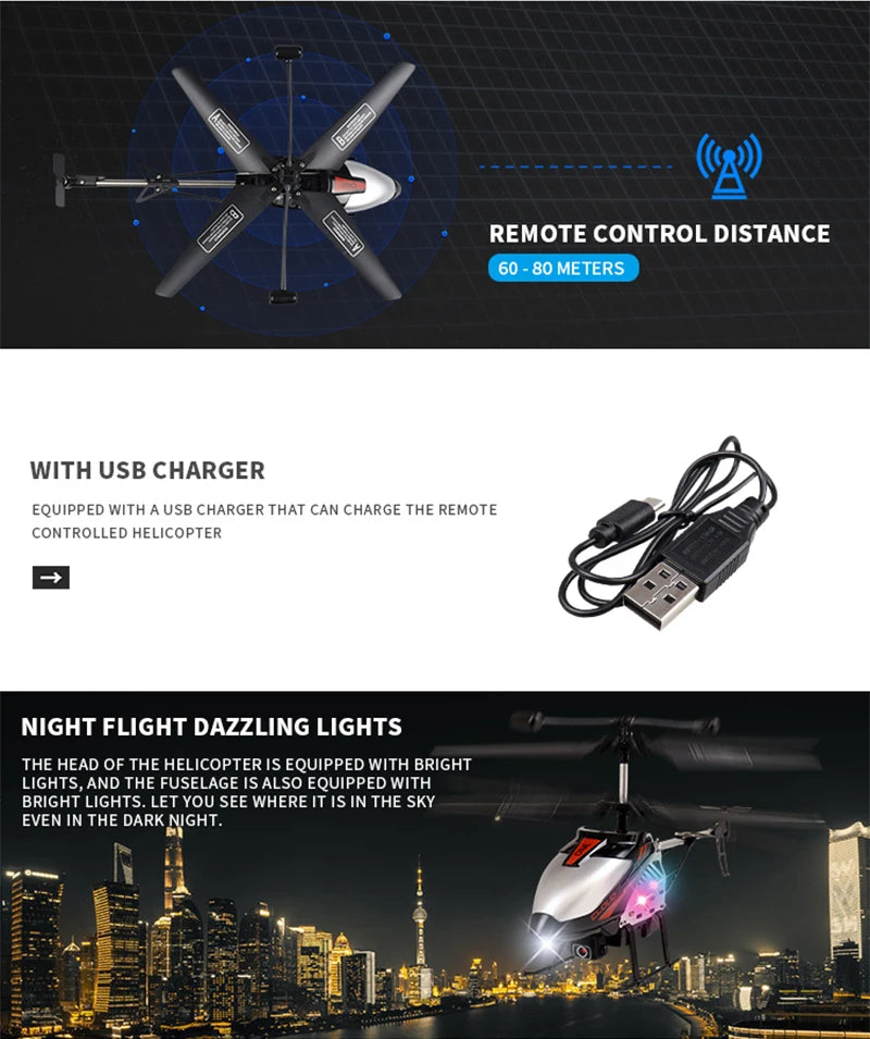 REMOTE CONTROL DISTANCE 60 80 METERS WITH USB CHARGER