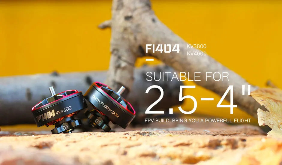 T-motor F1404 KV3800 KV4600 3-4S Brushless Outrunner Motor For FPV Freestyle Version Quadrotor 5 T-motor, FI40A V3800 KV4ooo SUITABLE FOR 2.5
