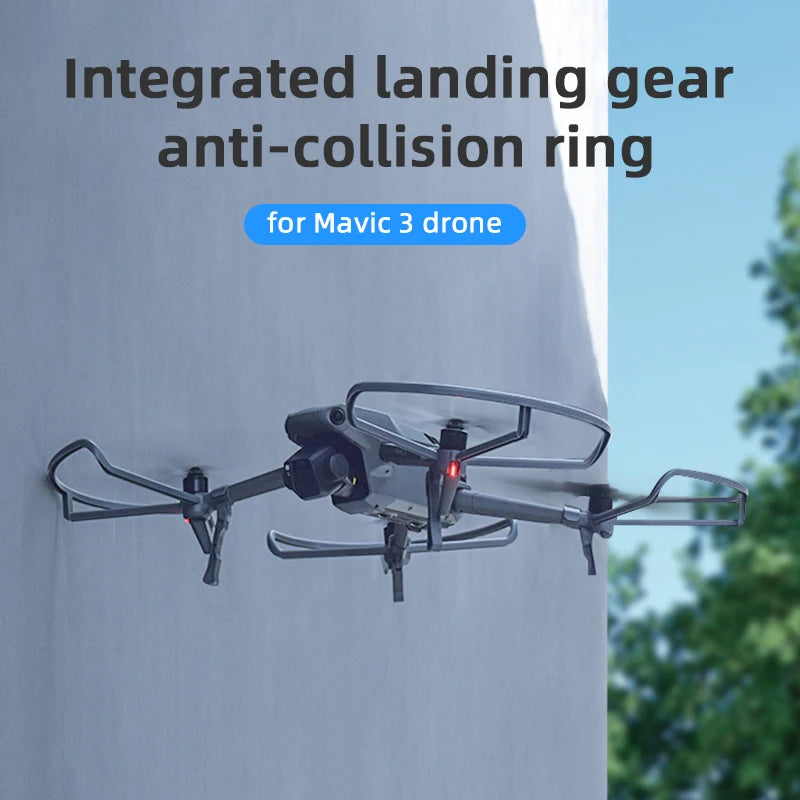 Propeller Guard Protector for DJI Mavic 3 Drone, Integrated landing gear anti-collision for Mavic 3 drone 