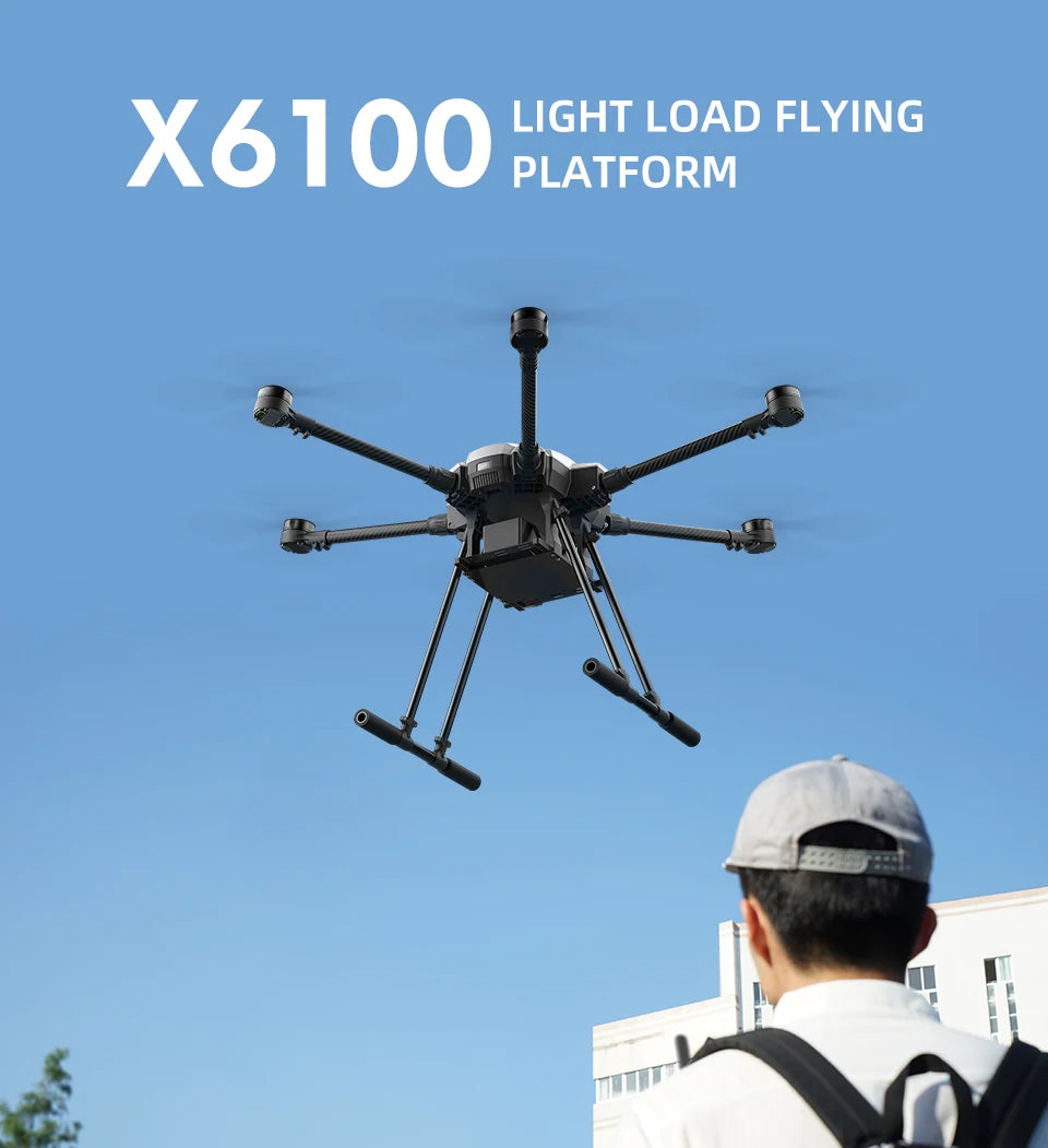 EFT X6100 Industrial Drone - 6-Axis 5KG 30Minutes Payload Hexacopters Light Load Flying Platform Frame Long Delivery Drone for Training, Inspection 10 EFT X6100 Industrial Drone, LIGHT LOAD FLYING X61oo PLAT