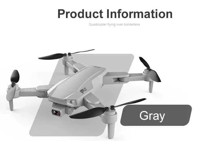 S608 Pro Drone, Product information quadcopter flying over borderless