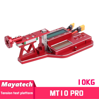 Mayatech MT10PRO 10KG Motor Thrust Tester, RC drone propeller tester measures power and tension for optimal performance.