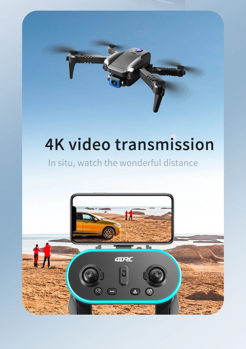 4DRC V20 Drone, 4k video transmission in situ, watch the wonderful distance aur