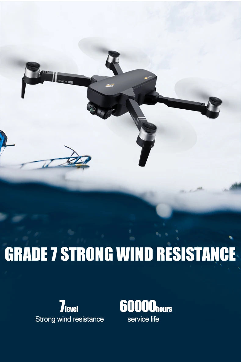 8811 Pro Drone, GRADE 7 STRONG WIND RESISTANCE Ilevel 6OOOOhours
