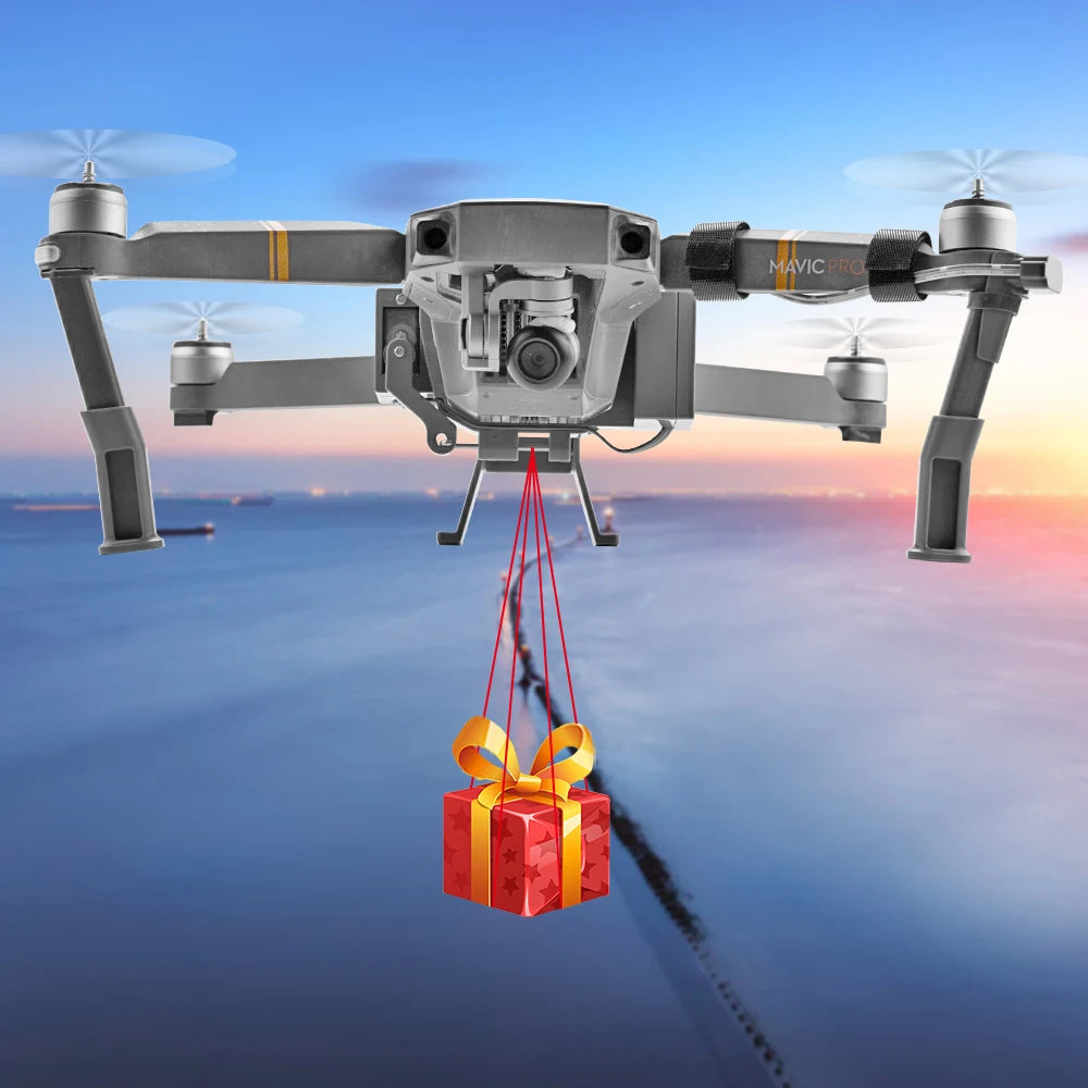 Drone Remote Thrower, DJI Mavic Pro Platinum Gift Deliver Life Saver Fishing Bait Ring Sender Kit