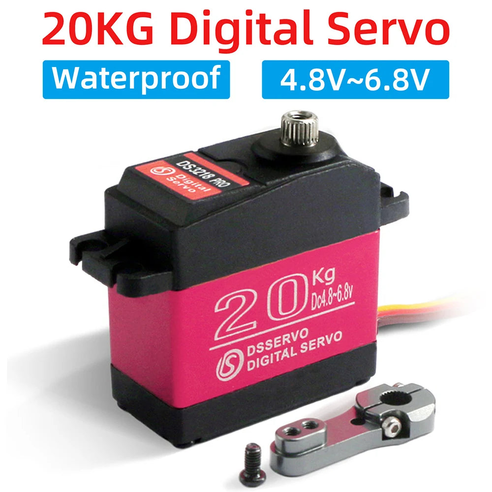 Dsservo, 2OKG Digital Servo Waterproof 4.8V6.8V Kg