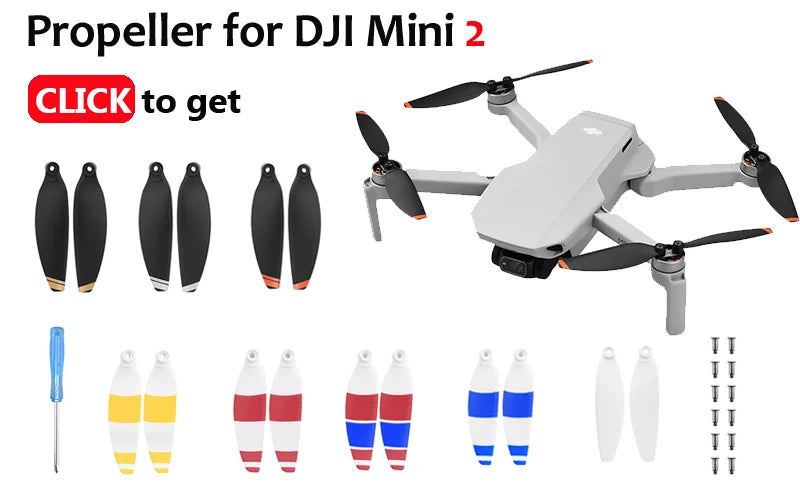 8PCS Replacement Propellers for DJI Mavic Mini Drone Light Weight 4726 Props Blade Accessory Wing Fans Spare Parts 16 8PCS Replacement Propeller, Propeller for DJI Mini 2 CLICKIto
