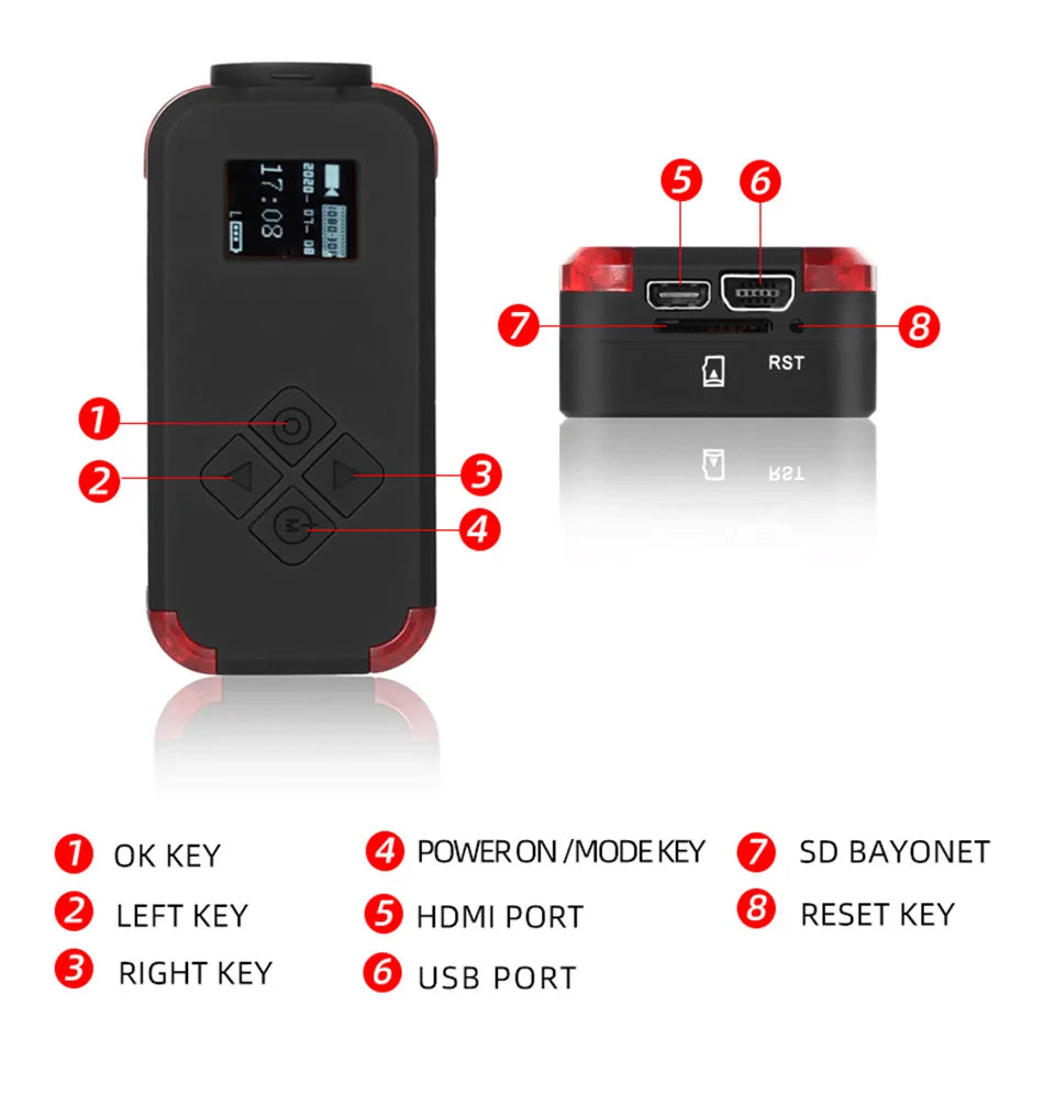 Hawkeye Firefly Q7 Action Camera - 1080P 30FPS WIFI SONY IMX332 0.66inch OLED 10m WiFi for FPV Drone Wargame Live CS Rail Recorder 22 Hawkeye Firefly Q7 Action Camera, Hawkeye Brand Name : HOBBYBASE Hawkeye Firefly Q7