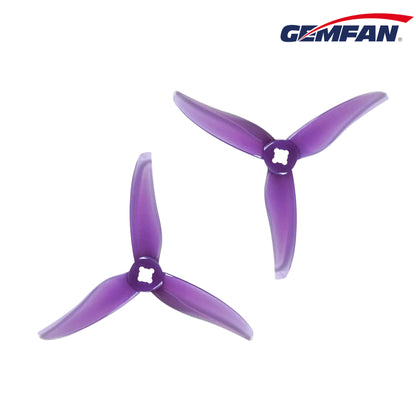 12 Pairs Gemfan Hurricane 3520 2.5inch PC 3-Blade Propeller - For RC FPV Racing Freestyle Drone Replacement DIY Parts