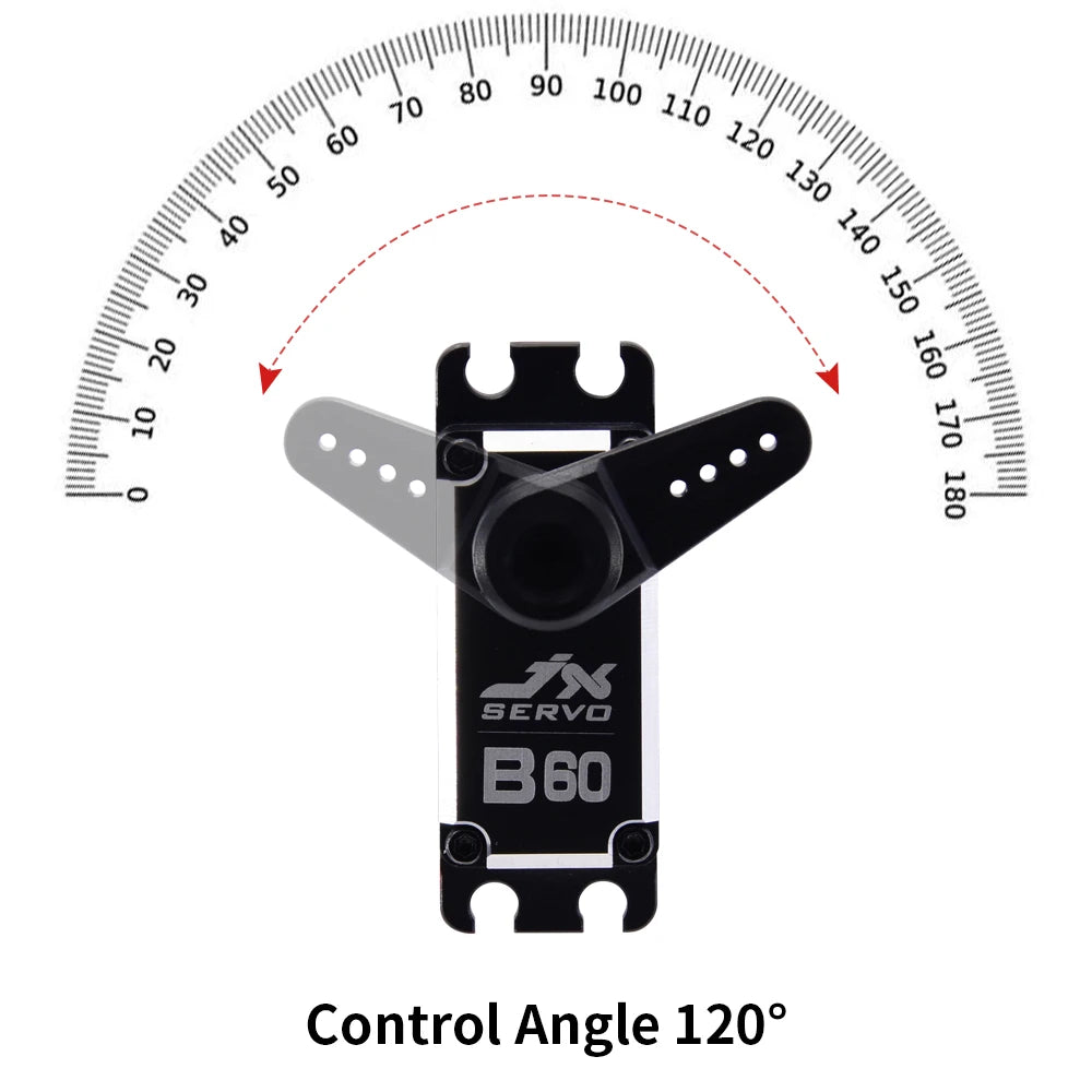 JX Servo B60 - 8.4V 60KG servo SPEC