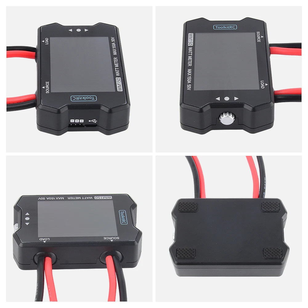 ToolkitRC WM150 Motor Tester,motor analyzer ToolkitRC WM150 WattMeter, support PWM signal, 1us precision, the pulse width is changable by