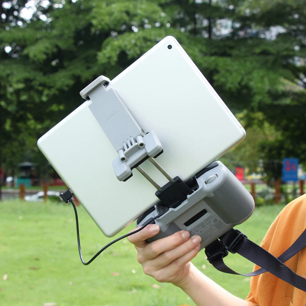 Foldable Expansion Bracket Tablet Clip Holder Remote Control Phone Mount for DJI Air 2S/Mini 2/Mavic Air 2 Accessories 18 the upper and lower two foldable card points are compatible with tablets of various sizes such as 7.