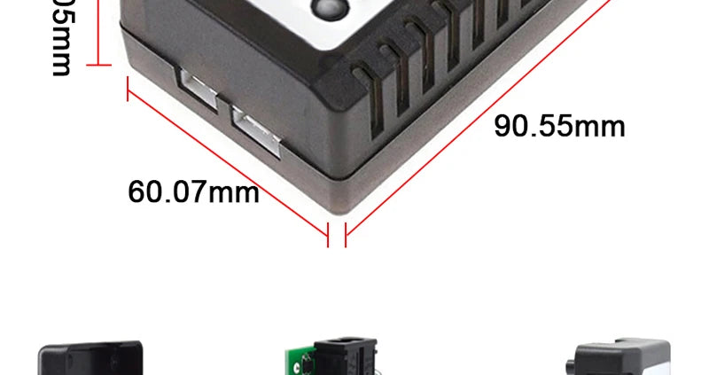 HotRC B3 Lipo Battery 7.4V 11.1V - 2S 3S AC 10W Balance Charger 110V-240V Compact Charging EU US Plug Power Cable Warning RC Parts 8 HotRC B3 Lipo Battery 7.4V 11.1V SPECIFICATIONS