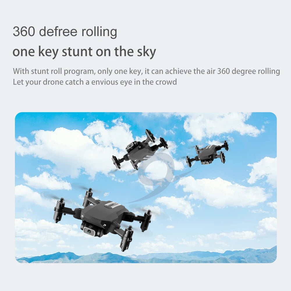 LSRC Mini Drone, stunt roll program can achieve the air 360 degree rolling one stunt on the