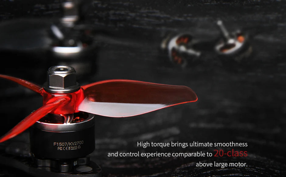 T-Motor F1507 1507 2700KV 3-6S / 3800KV 3-4S Brushless Motor for Cinewhoop RC Drone FPV Racing CineWhoop BetaFPV 18 T-Motor, F1507/KV2700 High torque brings ultimate smoothness FccezR