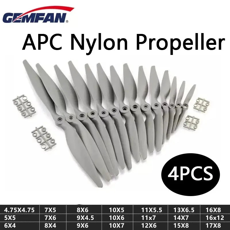 Gemfan APC Glass Fiber Nylon Electric Propeller SPECIFICATIONS Wheelbase
