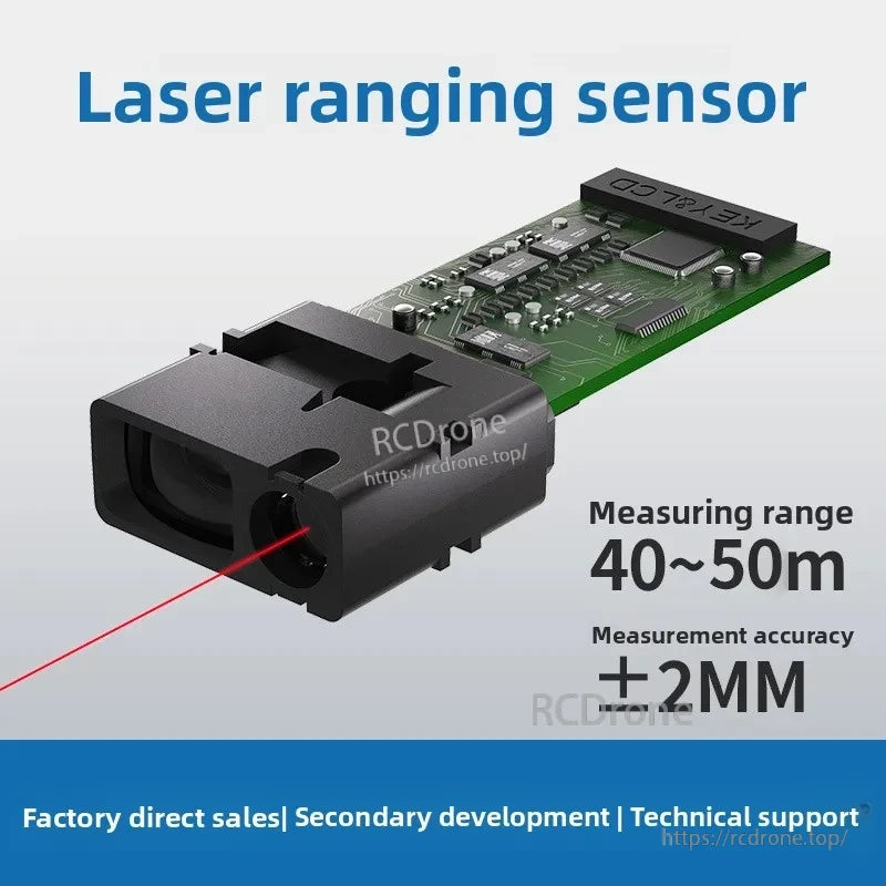 High Precision Laser Distance Measuring Module, Laser rangefinder 40-50m ±2mm accuracy