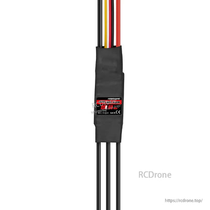 HobbyWing Skywalker V2 20A mini single ESC with heat-shrink case, signal lead and three motor wires