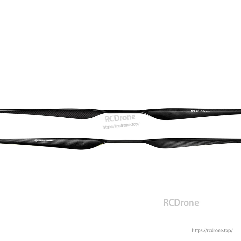 Hobbywing CF 2995 Propeller, Pair of black carbon-fiber Hobbywing CF 29x9.5 drone propellers shown side by side