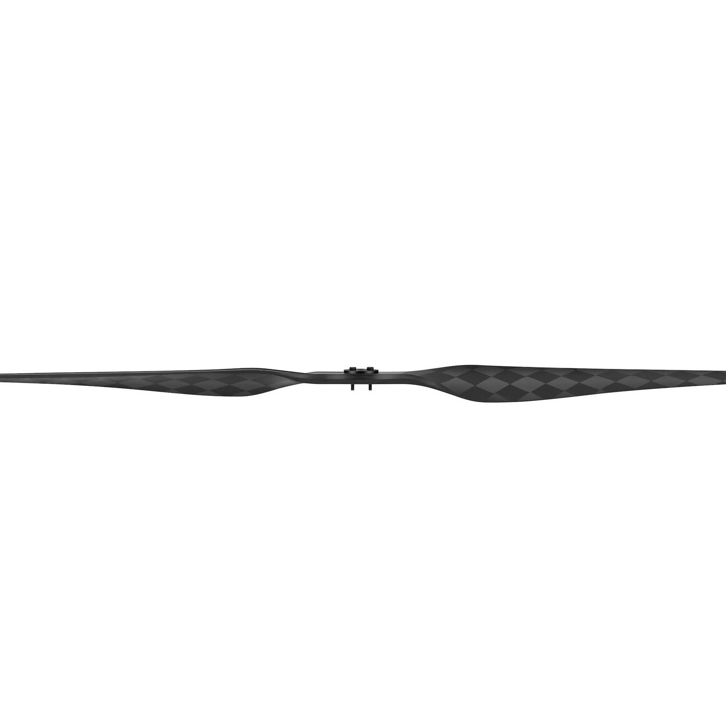 Hobbywing CF 3098 Propeller, Hobbywing CF 3098 black carbon-fiber propeller with diamond weave finish and center mounting hub