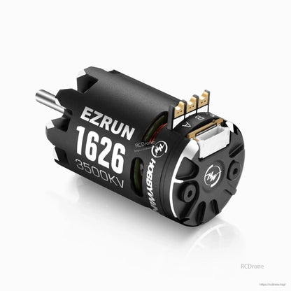 Hobbywing EZRUN 1626 Sensored Motor, Hobbywing EZRUN 1626 sensored brushless motor with 3500KV label and rear sensor connector board