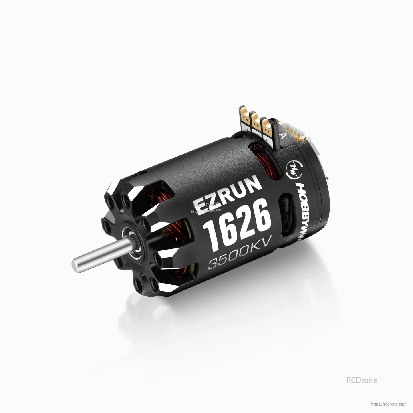Hobbywing EZRUN 1626 Sensored Motor, Hobbywing EZRUN 1626 sensored brushless motor, 3500KV, black can with exposed sensor port and output shaft