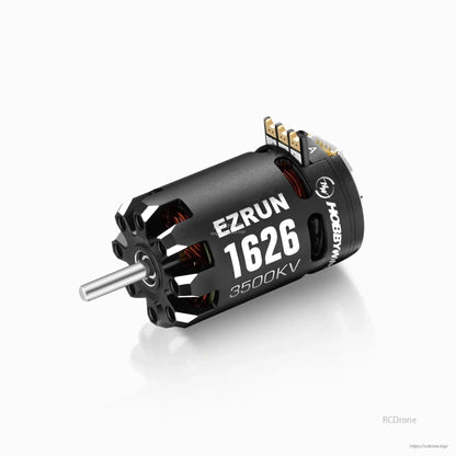 Hobbywing EZRUN 1626 Sensored Motor, Hobbywing EZRUN 1626 sensored brushless motor, 3500KV, black can with exposed sensor port and output shaft