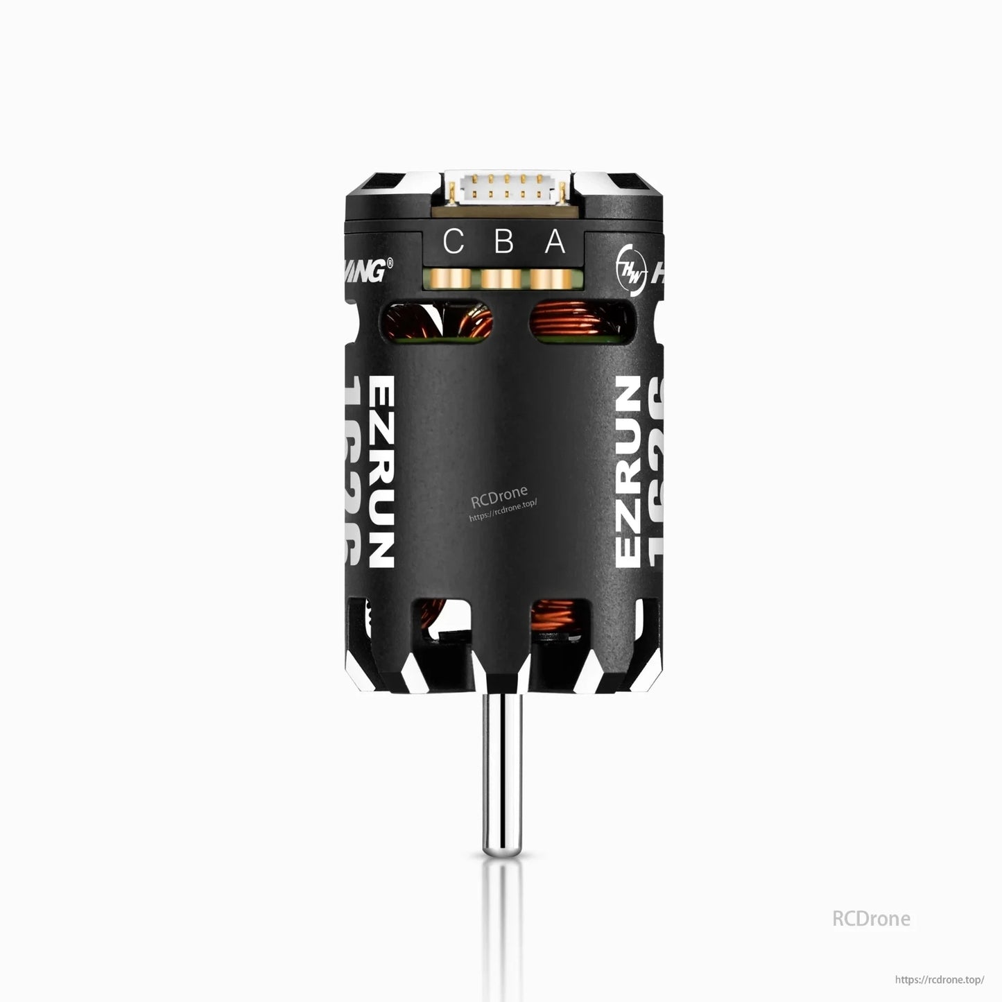 Hobbywing EZRUN 1626 Sensored Motor, Hobbywing EZRUN 1626 sensored brushless motor with C B A phase tabs and top sensor port