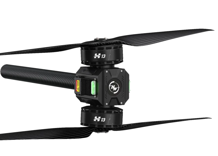 Hobbywing H13 Motor, Integrated CAN communication interface for intelligent management and compatibility with popular flight controllers.