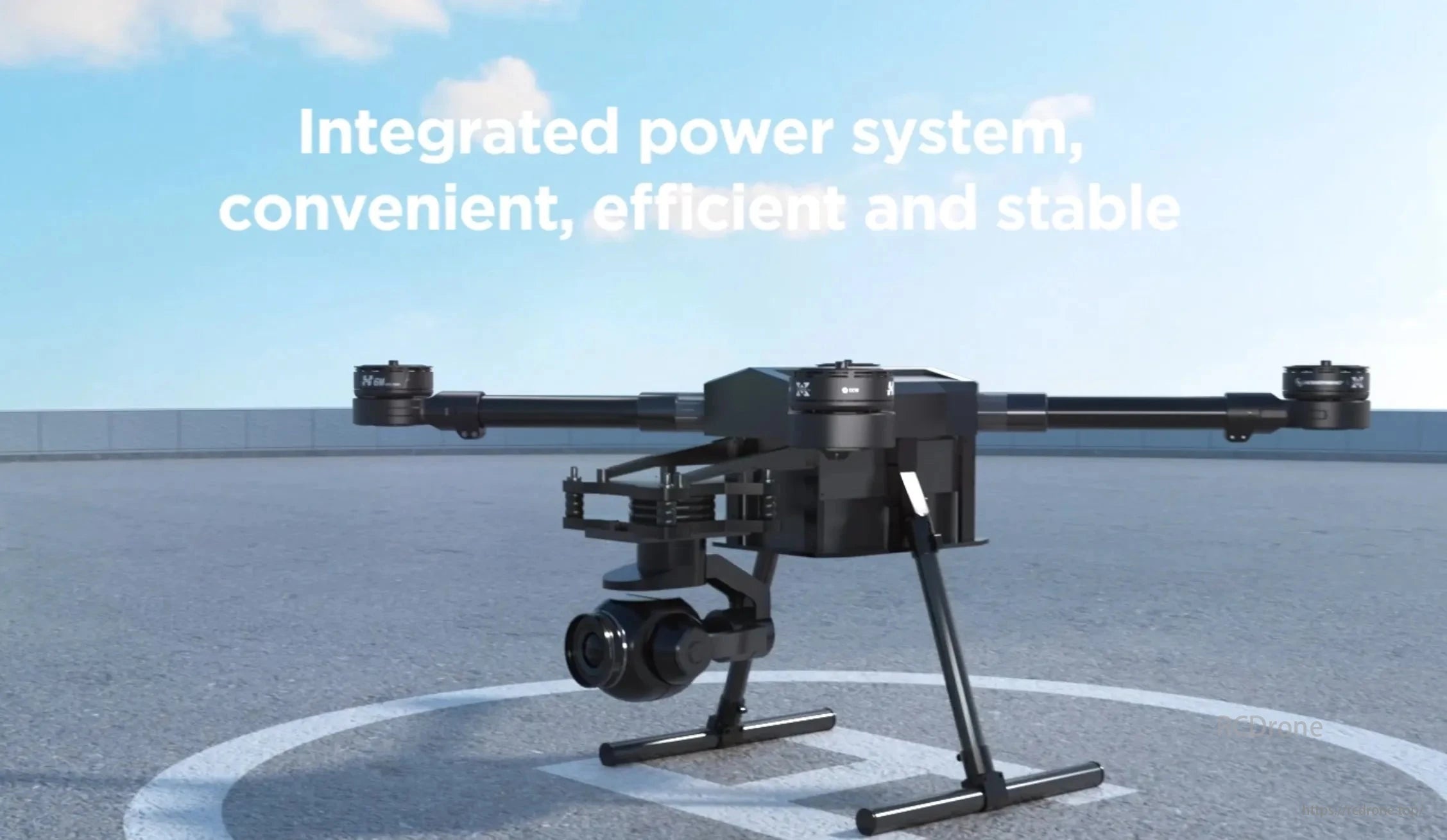 Hobbywing H8M Motor, Integrated power system, convenient, efficient and stable for drone operation.
