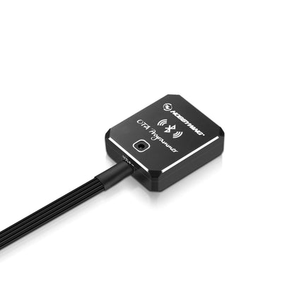 Hobbywing OTA Programmer module with attached cable, black square housing with OTA and wireless icon