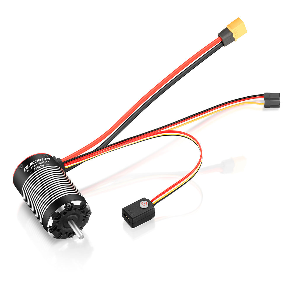 Hobbywing QUICRUN Fusion 8IGHT 2300KV sensored motor with integrated ESC, XT60 battery lead and switch