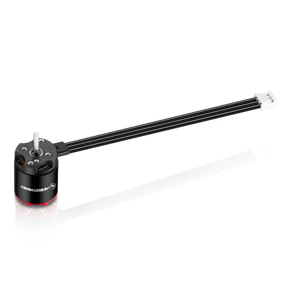 Hobbywing QUICRUN Outer 1621SL 3500KV Motor, Hobbywing QUICRUN 1621SL 3500KV brushless motor with mounting holes, steel shaft, and long wired plug