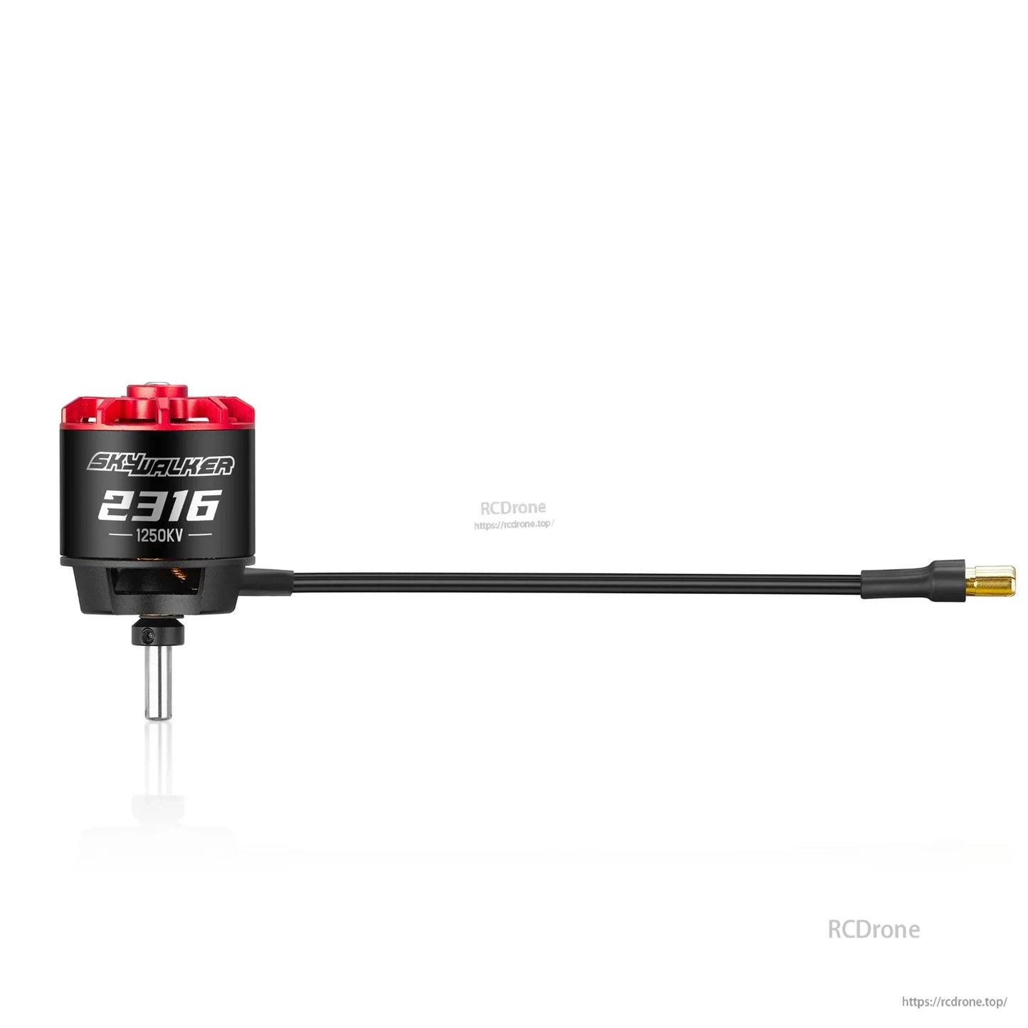 Hobbywing Skywalker 2316 SL Motor, Hobbywing Skywalker 2316 1250KV brushless motor with red top, long lead wire and gold bullet connector