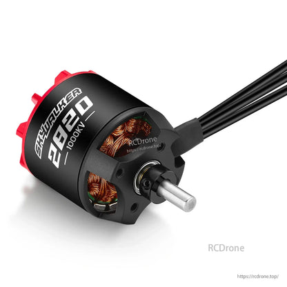 Hobbywing Skywalker 2820 SL Motor, Hobbywing Skywalker 2820 1000KV brushless outrunner motor with front shaft, mounting holes and 3 wires