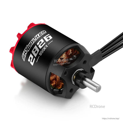Hobbywing Skywalker 2826 850KV brushless motor for fixed-wing RC airplanes with front shaft and three wires