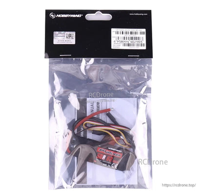 Hobbywing Skywalker 50A V2 SBEC RC Airplane ESC, Hobbywing Skywalker 50A V2 RC airplane ESC in retail package with prewired power and receiver leads
