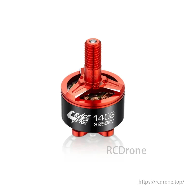 High-performance motor for 3-inch FPV racing drones, featuring Hobbywing XRotor 1408 Race Pro 4S brushless motor with 3250KV.